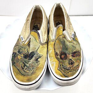 Share VANS x Vincent Van Gogh Museum Amsterdam Skulls Slip-Ons (M7"/W8.5")